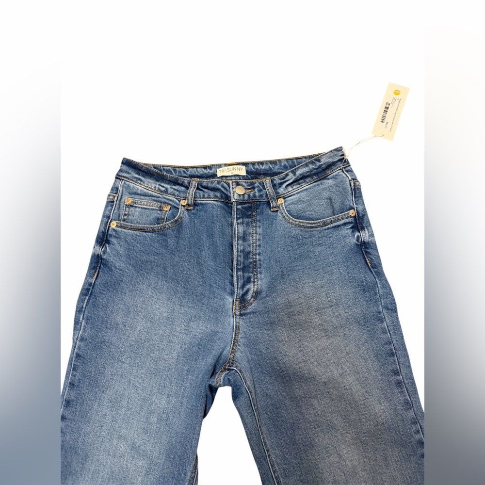 78 & Sunny Braylon Straight Leg Cropped Jeans – Pacific Wash – Size 10 – NWT - Picture 7 of 7